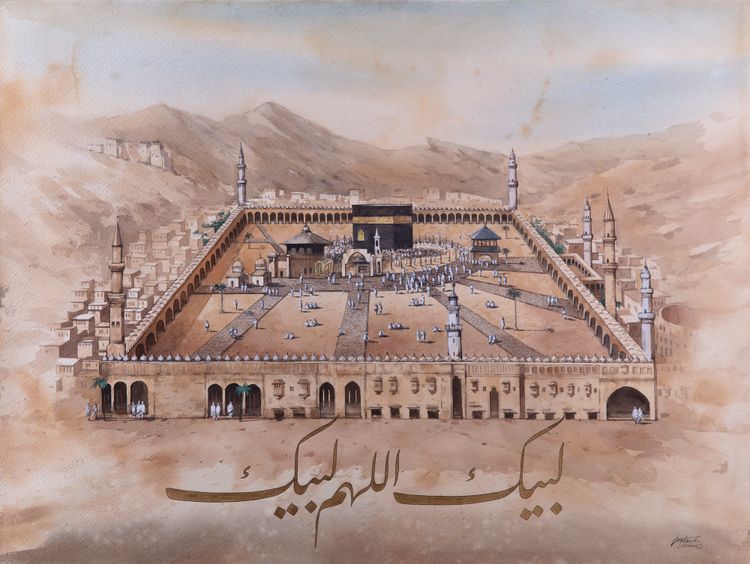 A VIEW OF MECCA, PROBABLY NORTH INDIA, 19TH CENTURY
