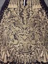 AN OTTOMAN EMBROIDERED VELVET WEDDING ROBE, BINDALLI, 19TH CENTURY