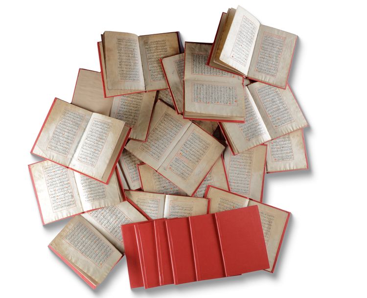 24 OTTOMAN QURAN JUZ'S (SECTIONS), 19TH-EARLY 20TH CENTURY