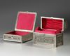 TWO HISPANO-MORESQUE-STYLE ELECTROTYPE BOXES