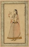 A PORTRAIT OF A MUGHAL LADY, INDIA, 19TH CENTURY