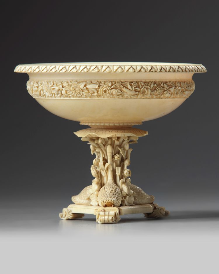 A STEM BOWL, 19TH CENTURY