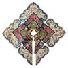FIVE CHINESE LADIES EMBROIDERED SILK COLLARS, QING DYNASTY, CIRCA 1900
