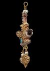 A SELJUK GOLD PENDANT, PERSIA, 11TH-12TH CENTURY