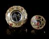 A MUGHAL ROCK CRYSTAL GEM-SET BOX AND COVER, NORTH INDIA, CA 1575-1625