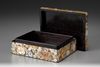 A Japanese Shibayama box and cover