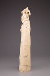 An ivory standing figure of Guanyin