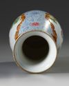 A Chinese falangcai 'European subject' slender vase