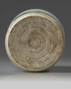 A Chinese famille verte 'dragon' brush pot, bitong