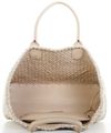 Bottega Veneta Alabastre Woven Intrecciato Wool Leather Cabat Tote