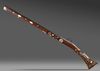 A BONE INLAID MATCHLOCK MUSKET, 19TH-20TH CENTURY