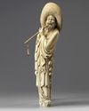 A CHINESE CARVED BONE MUSICIAN, 19TH-20TH CENTURY