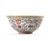 A Chinese famille rose 'bats and lotus' bowl