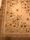 AN OTTOMAN EMBROIDERED BEDSHEET AND ACCESSORIES, 19TH-20TH CENTURY