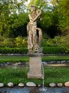 A CARVED LIMESTONE FOUNTAIN FIGURE REPRESENTING SALACIA (GODDESS OF THE SEA, WIFE OF NEPTUNE), SECOND HALF 20TH CENTURY
