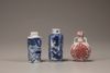 THREE CHINESE PORCELAIN SNUFF BOTTLES, 19TH CENTURY