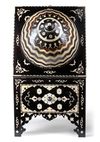 AN EXCEPTIONAL LARGE INLAID WOODEN QURAN CABINET, OTTOMAN, TURKEY,  20TH CENTURY