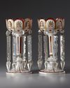 A PAIR OF BOHEMIAN CRYSTAL LUSTERS, LATE  19TH CENTURY