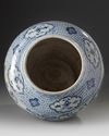 A LARGE CHINESE BLUE AND WHITE JAR, QING DYNASTY (1644-1911)