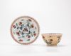 A Chinese familie verte cup and saucer