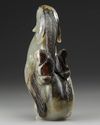 A CHINESE JADE PHOENIX, IN ARCHAIC STYLE, MING DYNASTY (1368-1644)