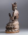 A Chinese wooden carving of Avalokitesvara