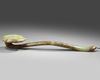 A LARGE CHINESE CELADON AND RUSSET JADE RUYI-SCEPTRE, CHINA, 19TH CENTURY