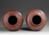 A Pair of Yixing Pots with Covers