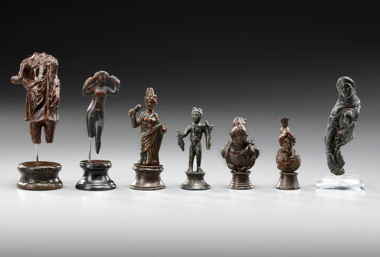 A ROMAN BRONZE STATUETTE COLLECTION, MAINLY CIRCA 1ST-2ND CENTURY AD