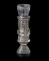 A FRAMENTARY FATIMID ROCK CRYSTAL MOLAR FLASK, EGYPT, 10TH CENTURY