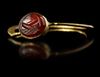 TWO ROMAN GOLD RINGS WITH INTAGLIOS, CIRCA 2ND-3RD CENTURY A.D.