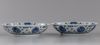 A PAIR OF CHINESE BLUE AND WHITE 'LOTUS' DISHES, GUANGXU SIX-CHARACTER MARK AND OF PERIOD