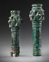 TWO LURISTAN BRONZE MACE-HEADS, CIRCA LATE 2ND/EARLY 1ST CENTURY B.C.
