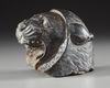 AN ACHAEMENID RHYTON HEADPIECE FORM OF A ROARING LION, CIRCA 5TH CENTURY B.C.