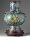 A large Chinese cloisonné enamel 'birds' vase
