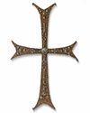 A BRONZE BYZANTINE PROCESSION CROSS