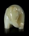 A GREYISH-WHITE JADE ELEPHANT, CHINA, HAN DYNASTY (206 BC-220 AD)