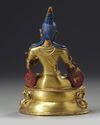 A Tibetan gilt bronze bodhisattva