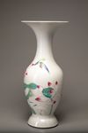 A baluster famille rose vase