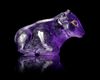 A WESTERN ASIATIC HARDSTONE AMULET OF A SEATED COW OR OX, CIRCA 2ND-1ST CENTURY B.C.