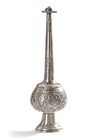 A PERSIAN SILVER ROSE WATER SPRINKLER, 19TH CENTURY