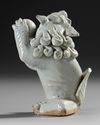 A CHINESE QINGBAI-GLAZED MYTHICAL BEAST, SONG DYNASTY (960-1279)