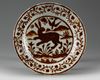 An Islamic Safavid pottery dish