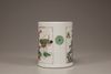 A famille verte brush pot, bitong