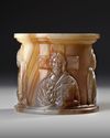 AN AGATE CUP, PROBABLY BYZANTINE, 10TH-11TH CENTURY