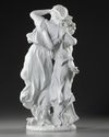 A FRENCH BISCUIT STATUE, SIGNED BY MOREAU (1834-1917)