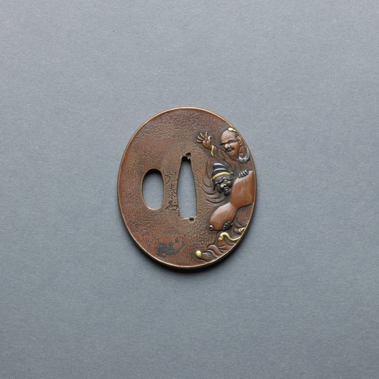 Copper Tsuba