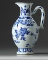 A Chinese blue and white ewer