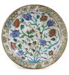 AN IZNIK POTTERY DISH  TURKEY, LATE 16TH CENTURY