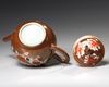 A Chinese 'Batavia ware' teapot and cover